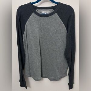 American Eagle Outfitters Gray and Charcoal Gray  Men’s Knit Top